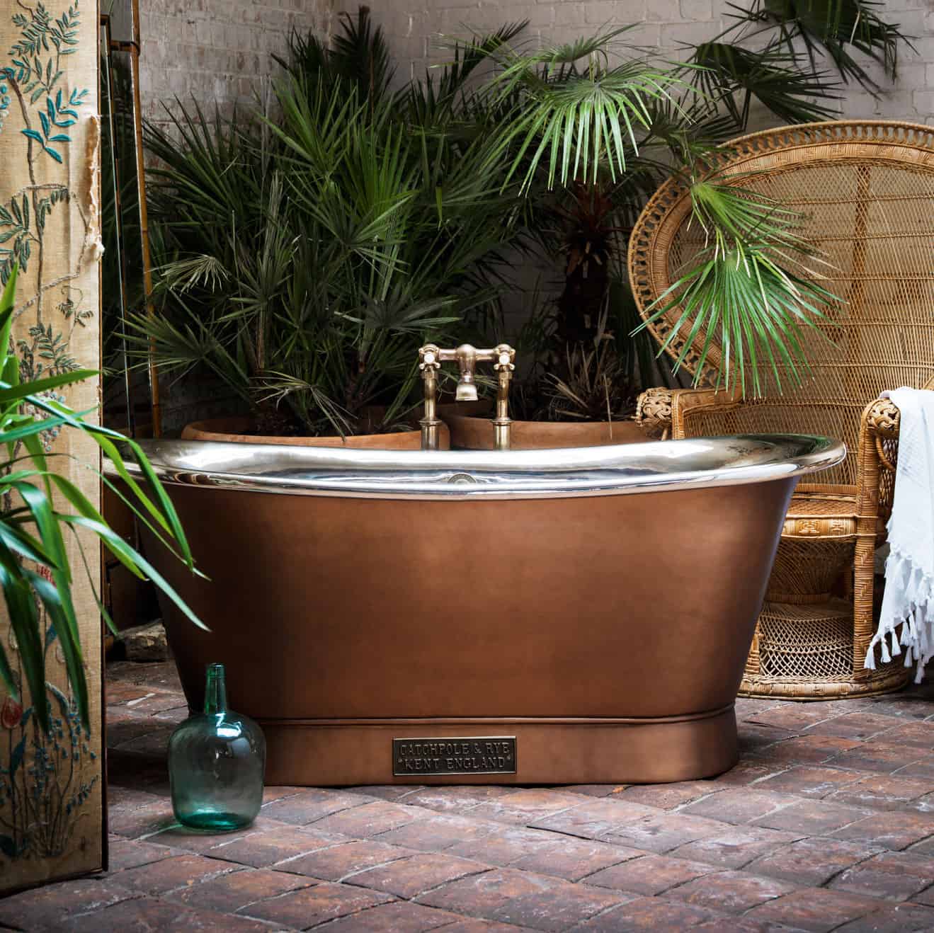 Copper Bateau Bath - Luxury Bathrooms | Catchpole & Rye
